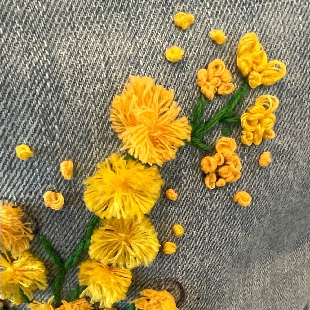 Hollister Hollister Embellished Light Blue Denim Vests Size S - Picture 8 of 9